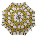 Yellow Owl Background Hook Handle Umbrellas (Medium) View1