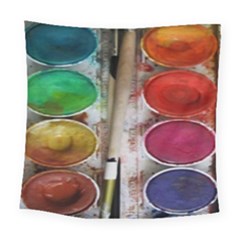 Paint Box Square Tapestry (large) by Sudhe