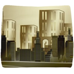 Architecture City House Seat Cushion by Sudhe