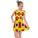 Pattern Design Backdrop Kids  Cap Sleeve Dress View1