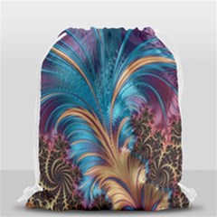 Fractal Art Artwork Psychedelic Drawstring Bag (small) by Sudhe