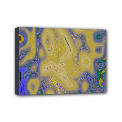 Color Explosion Colorful Background Mini Canvas 7  X 5  (stretched) by Sudhe