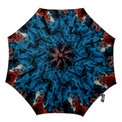 Abstract Fractal Magical Hook Handle Umbrellas (medium) by Sudhe