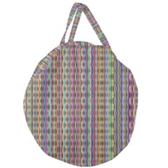 Psychedelic Background Wallpaper Giant Round Zipper Tote by Sudhe