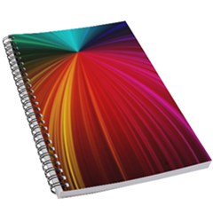 Background Color Colorful Rings 5 5  X 8 5  Notebook by Sudhe