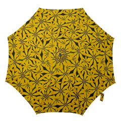 Texture Flowers Nature Background Hook Handle Umbrellas (medium) by Sudhe