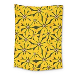 Texture Flowers Nature Background Medium Tapestry by Sudhe
