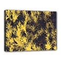 Artistic Yellow Background Canvas 16  x 12  (Stretched) View1