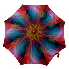 Background Color Colorful Rings Hook Handle Umbrellas (medium) by Sudhe