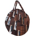 Abstract Architecture Building Business Giant Round Zipper Tote View1