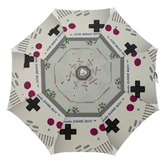 Game Boy White Straight Umbrellas by Sudhe