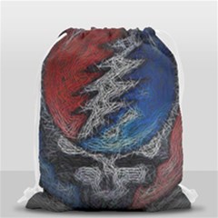 Grateful Dead Logo Drawstring Bag (small) by Sudhe