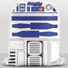 R2 Series Astromech Droid Drawstring Bag (large) by Sudhe