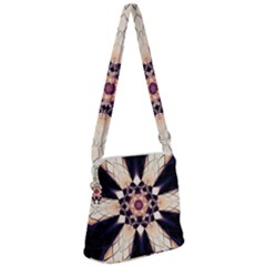 Digital Art Art Artwork Abstract Zipper Messenger Bag by Pakrebo