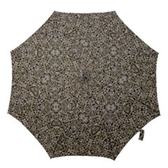 Cyber Punk Pattern Design Hook Handle Umbrellas (small) by dflcprintsclothing