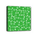 St Patricks day pattern Mini Canvas 4  x 4  (Stretched) View1