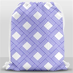 Textile Cross Seamless Pattern Drawstring Bag (large) by Pakrebo