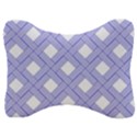 Textile Cross Seamless Pattern Velour Seat Head Rest Cushion View1