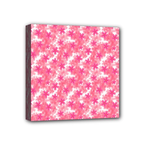 Phlox Spring April May Pink Mini Canvas 4  X 4  (stretched) by Pakrebo