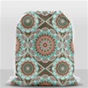 Seamless Pattern Colorful Wallpaper Drawstring Bag (Small) View1