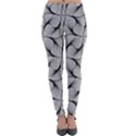 Abstract Seamless Pattern Lightweight Velour Leggings View1