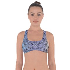 Tile Design Art Mosaic Pattern Got No Strings Sports Bra by Pakrebo