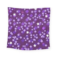 Textile Cross Pattern Square Square Tapestry (small) by Pakrebo