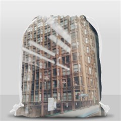 Chicago L Morning Commute Drawstring Bag (small) by Riverwoman