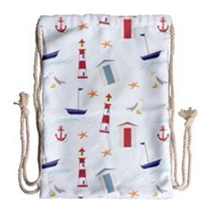 Thème Marin - Sea Drawstring Bag (large) by alllovelyideas