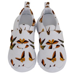 Butterfly Butterflies Insect Swarm Kids  Velcro No Lace Shoes by Pakrebo