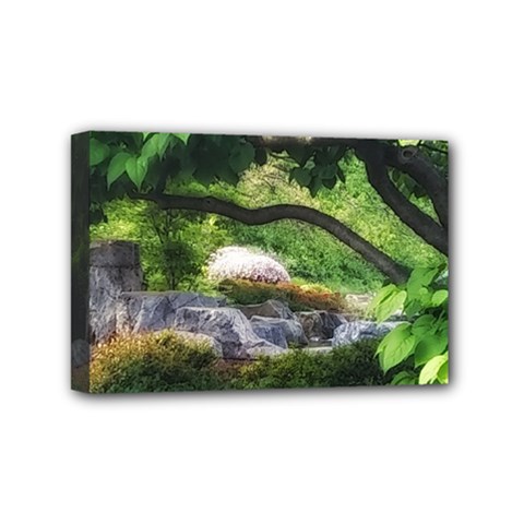 Chicago Garden Of The Phoenix Mini Canvas 6  X 4  (stretched) by Riverwoman