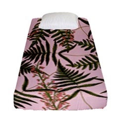 Fern Pink Fitted Sheet (single Size) by snowwhitegirl