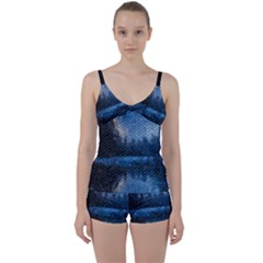 Mountain Glass Tie Front Two Piece Tankini by snowwhitegirl