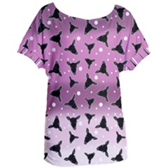 Deer Dots Ombre Women s Oversized Tee by snowwhitegirl