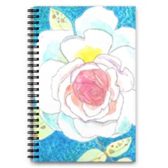 Favorite Rose Watercolor   5 5  X 8 5  Notebook by okhismakingart