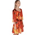 GOLDEN NEBULA Velour Kimono Dress View3
