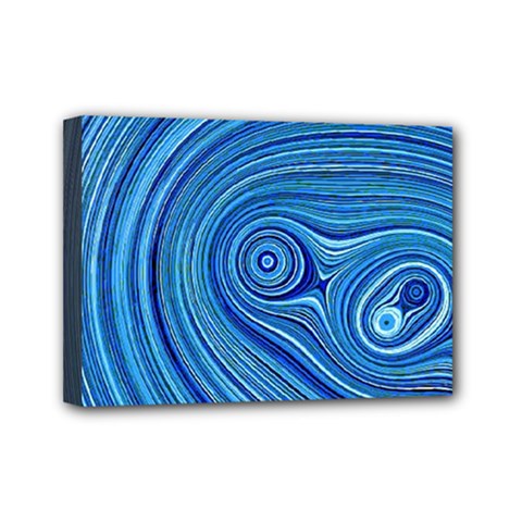 Electric Field Art Xxiii Mini Canvas 7  X 5  (stretched) by okhismakingart