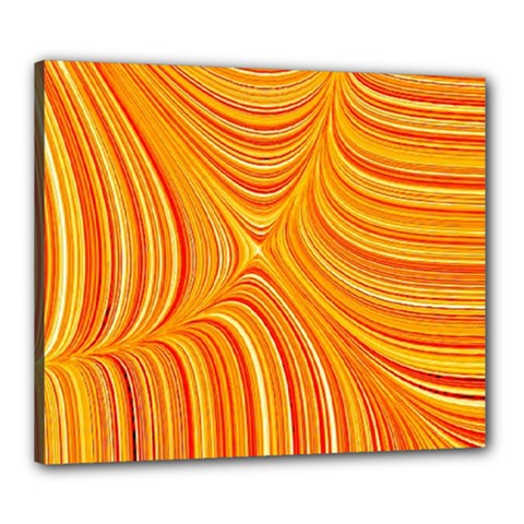 Electric Field Art Xxv Canvas 24  X 20  (stretched) by okhismakingart