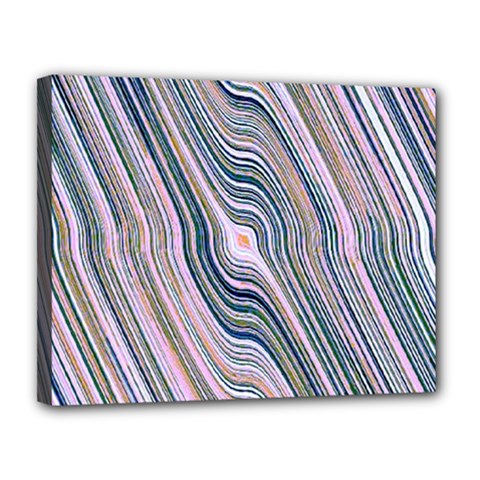Electric Field Art Xxviii Canvas 14  X 11  (stretched) by okhismakingart