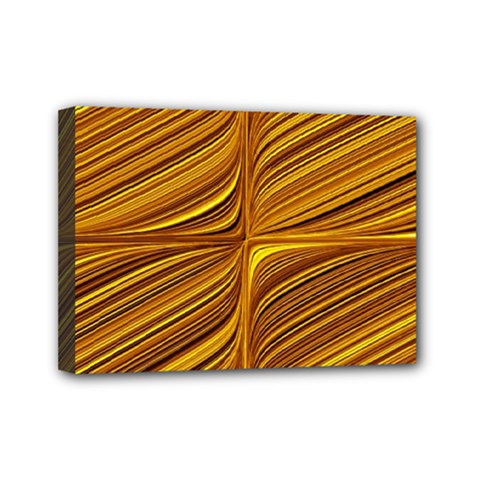 Electric Field Art Xxix Mini Canvas 7  X 5  (stretched) by okhismakingart