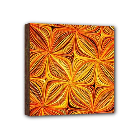 Electric Field Art Xlv Mini Canvas 4  X 4  (stretched) by okhismakingart