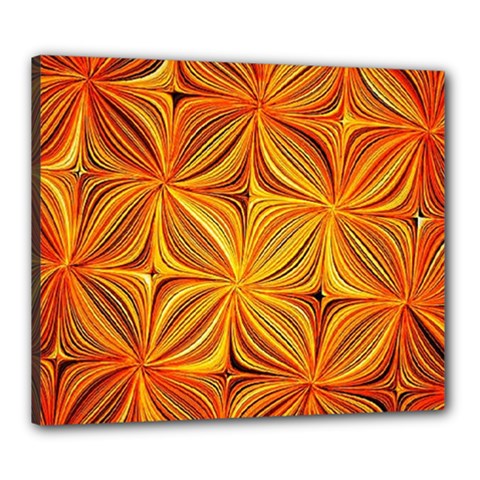 Electric Field Art Xlv Canvas 24  X 20  (stretched) by okhismakingart