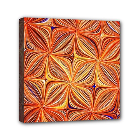 Electric Field Art Xlvi Mini Canvas 6  X 6  (stretched) by okhismakingart