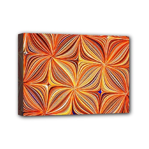 Electric Field Art Xlvi Mini Canvas 7  X 5  (stretched) by okhismakingart