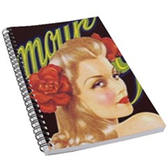 Blonde Bombshell Retro Glamour Girl Posters 5 5  X 8 5  Notebook by StarvingArtisan