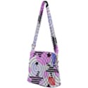 Stars and Spirals Zipper Messenger Bag View2