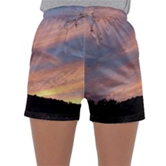 Parking Lot Sunset Sleepwear Shorts by okhismakingart