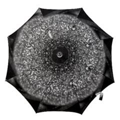 Black-and-white Water Droplet Hook Handle Umbrellas (small) by okhismakingart