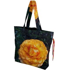 Yellow Rose Drawstring Tote Bag by okhismakingart