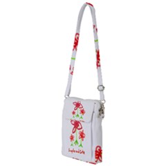 Flowers And Cute Phrase Pencil Drawing Multi Function Travel Bag by dflcprintsclothing